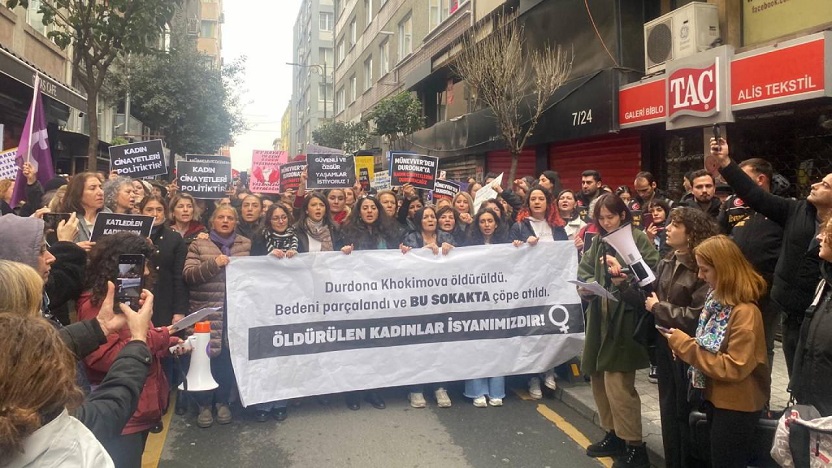 Kadınlar cansız bedeni çöpte bulunan 'Durdona Khokimova' için sokakta!
