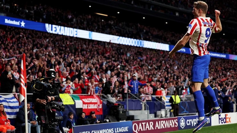 Alexander Sörloth şov yaptı, Atletico Madrid son 16'da!