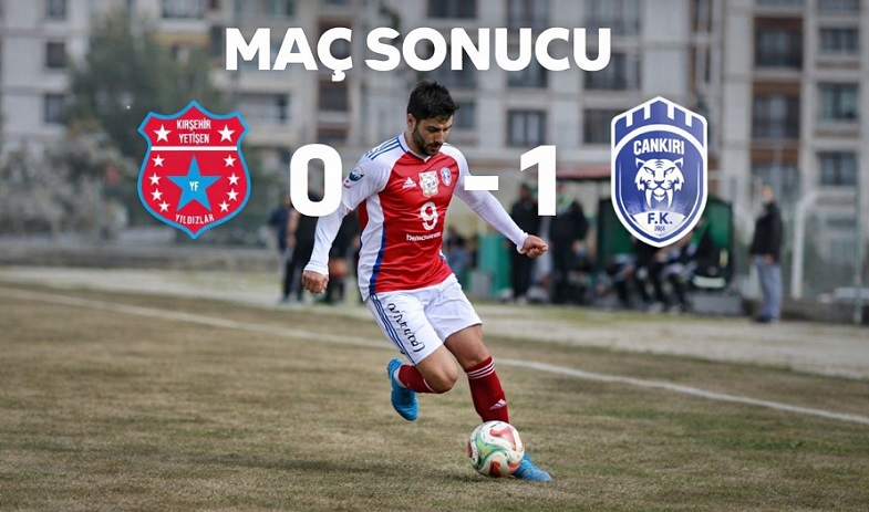 Çankırı FK, Kırşehir'den tek gol 3 puanla dönüyor