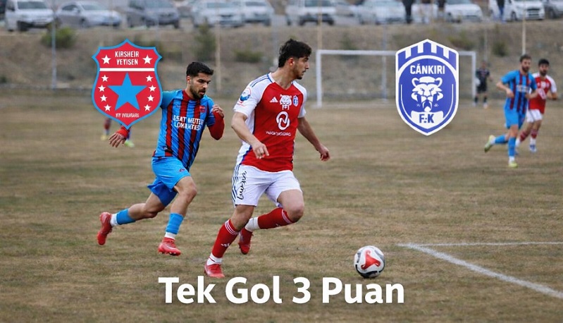 Çankırı FK, Kırşehir'den tek gol 3 puanla dönüyor