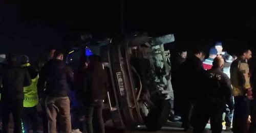 Ankara'da feci kaza: İki ölü, 12 yaralı