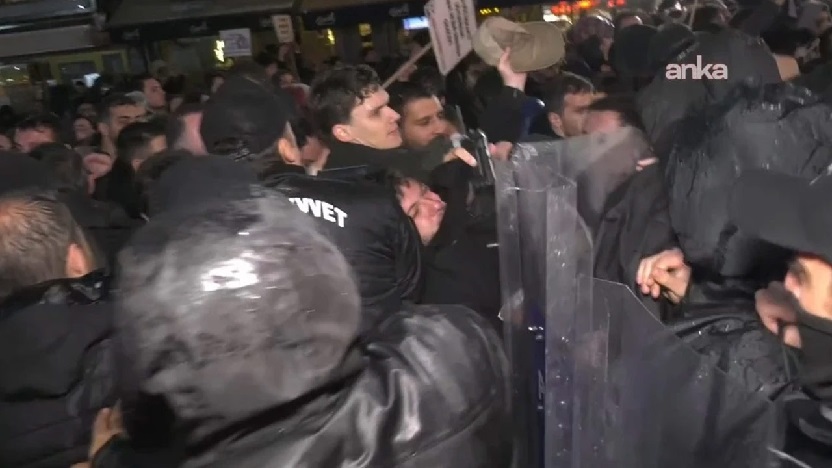 Güvenpark'a yürüyüşe 'polis' engeli!