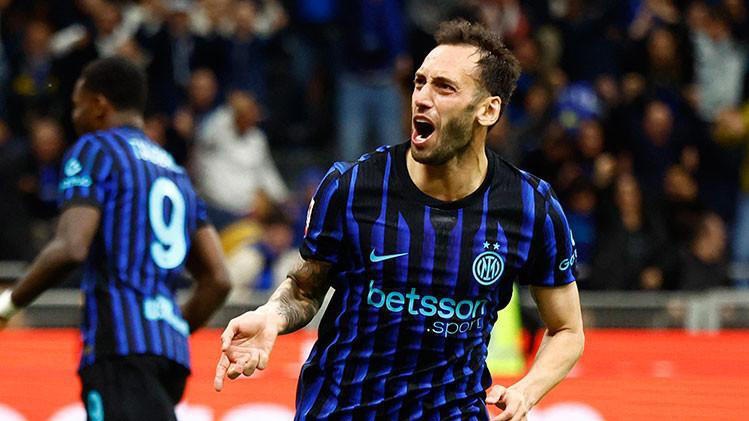 Hakan Çalhanoğlu'nun şovu Inter'i finale taşıdı