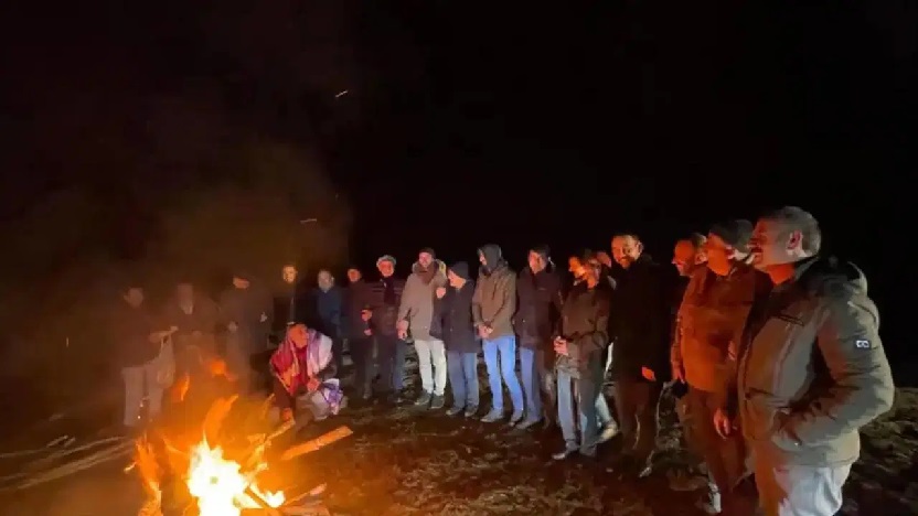 Perşembe Yaylası’nda maden sondaj çalışmalarına karşı yurttaşlar nöbete başladı