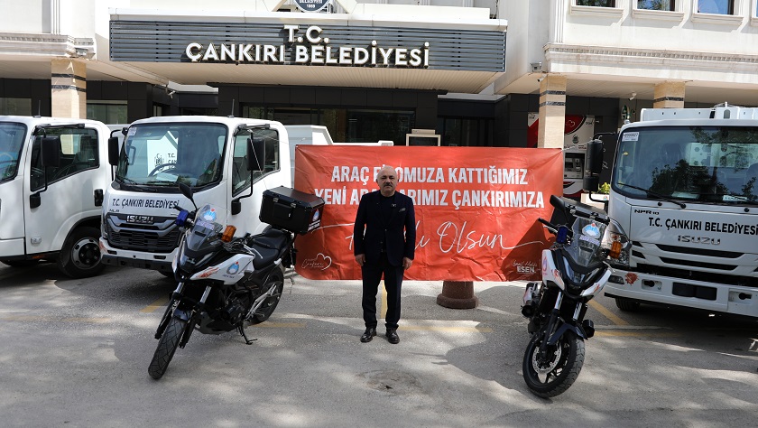 Belediye 'araç filosu'na 6 yeni araç daha