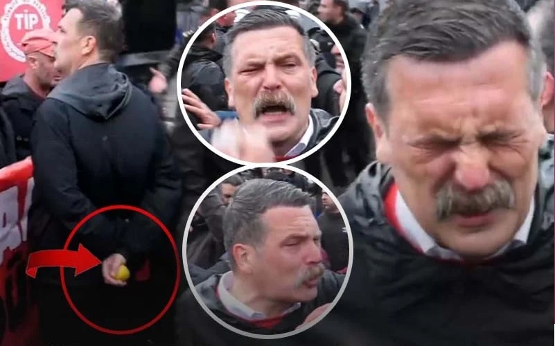 TİP Genel Başkanı Erkan Baş'a İşçi Bayramı'nda 'biber gazı' (!)