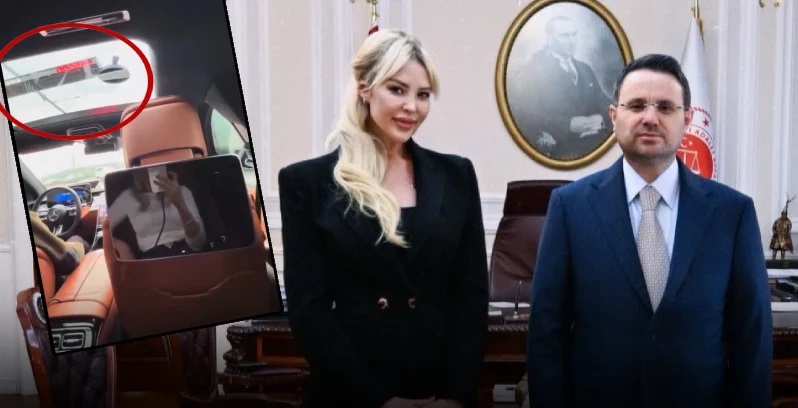 Yandaş avukat, çakarı fark edilince paylaşımı apar topar sildi