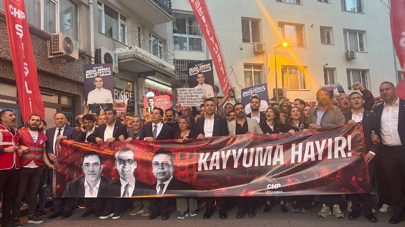 CHP’den Şişli'de Demokrasi ve Özgürlük Yürüyüşü: ‘Kayyıma hayır!’