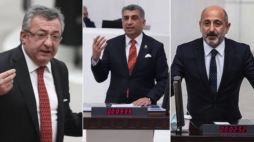 Engin Altay, Gürsel Erol ve Ali Öztunç, genel merkeze polis çağrılmasına tepki gösterdi