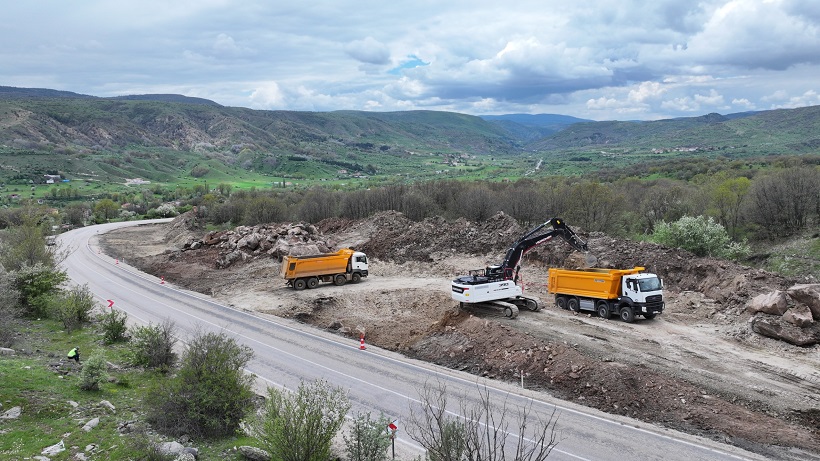 Kızılcahamam – Çerkeş karayolunda çalışmalar başladı