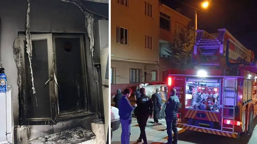 Bursa'da erkek dehşeti: Boşandığı kadının evine molotof kokteyli attı