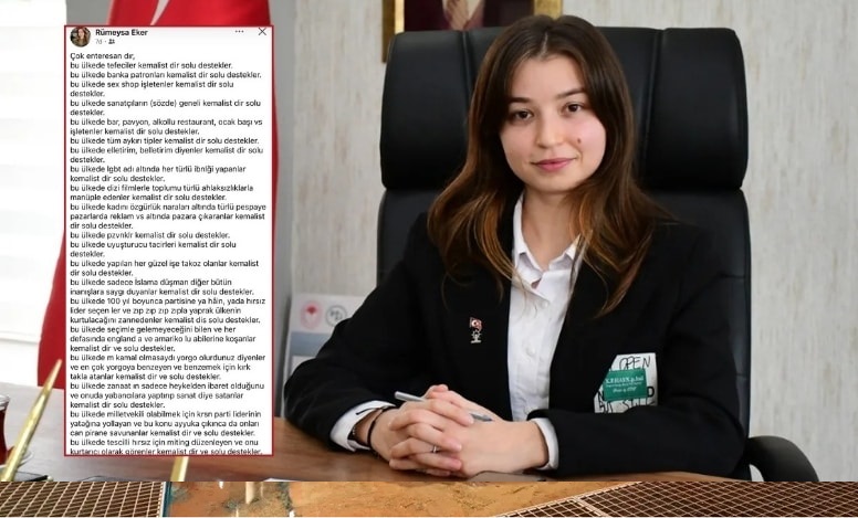 AKP'li meclis üyesinden skandal paylaşım! CHP'den suç duyurusu