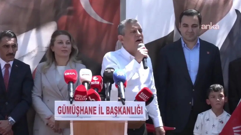 CHP lideri Özgür Özel Gümüşhane'de konuştu: Yenilenen seçimler için 'butlan' uyarısı