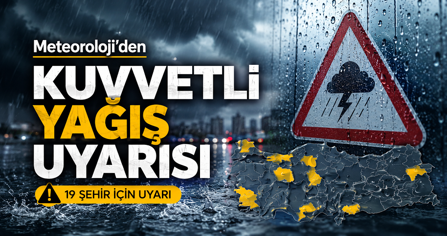 Meteoroloji'den Çankırı için 'kuvvetli yağış' uyarısı!