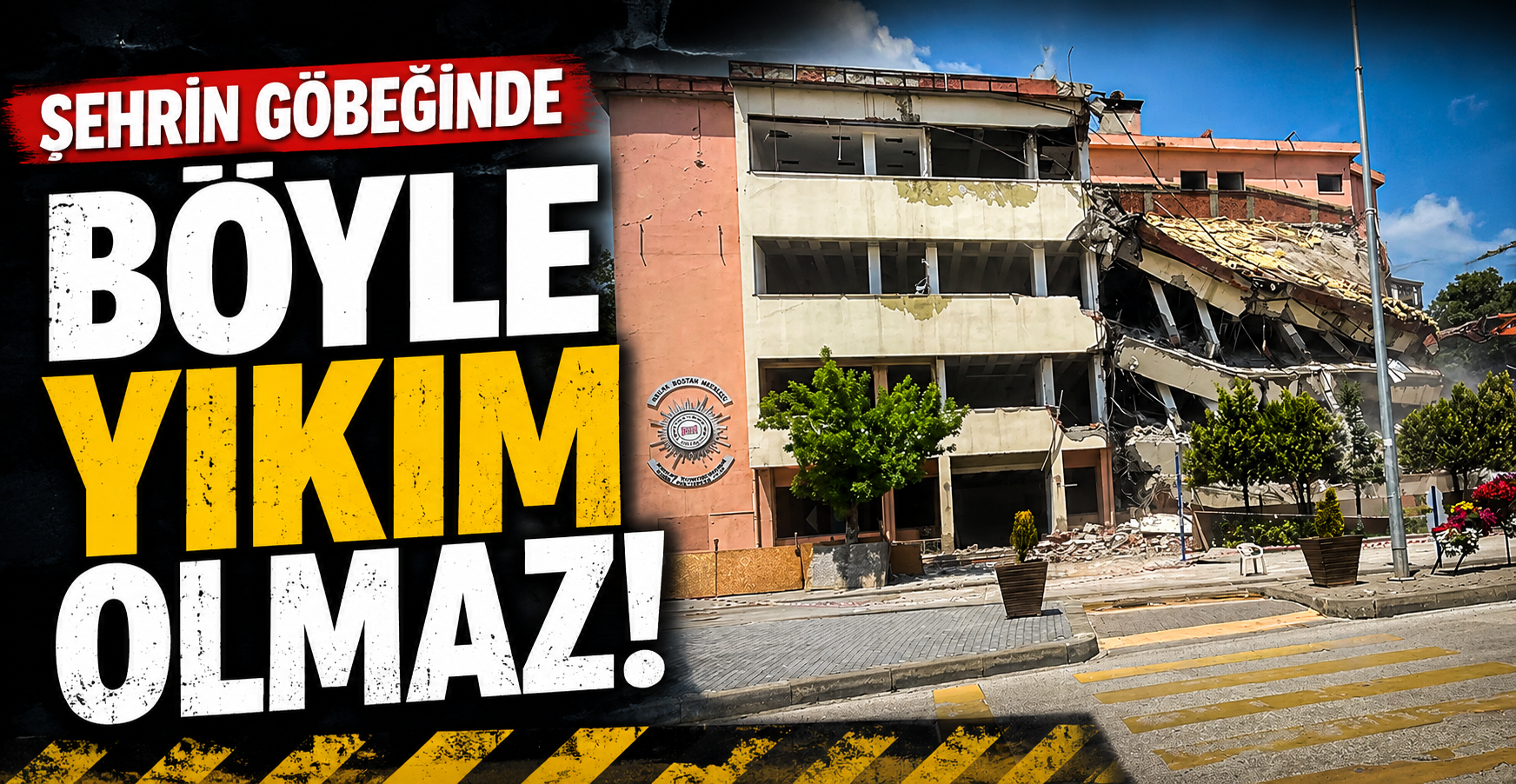 Çankırı'nın göbeğinde güvenlikten uzak yıkım!