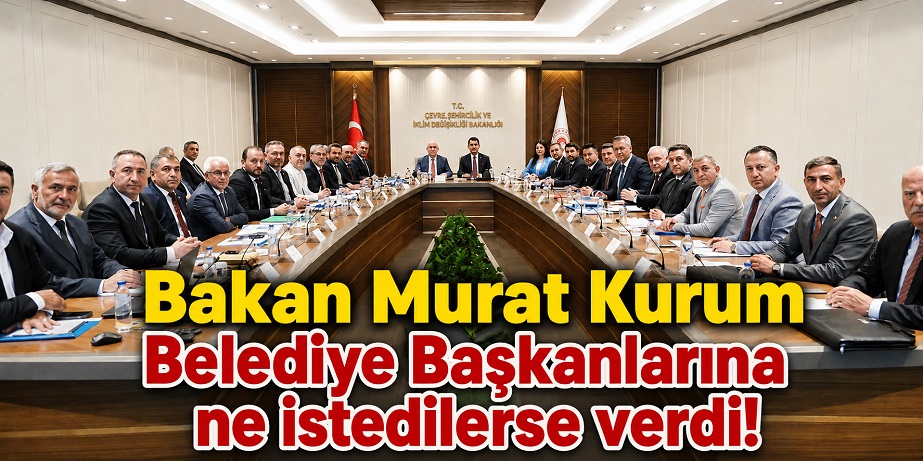 Çankırı'nın 'Cumhur İttifakı' A'dan Z'ye Bakan Murat Kurum'un huzurunda!