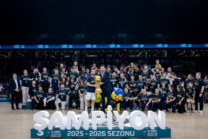 Basketbol Süper Ligi'nde şampiyon Fenerbahçe Beko
