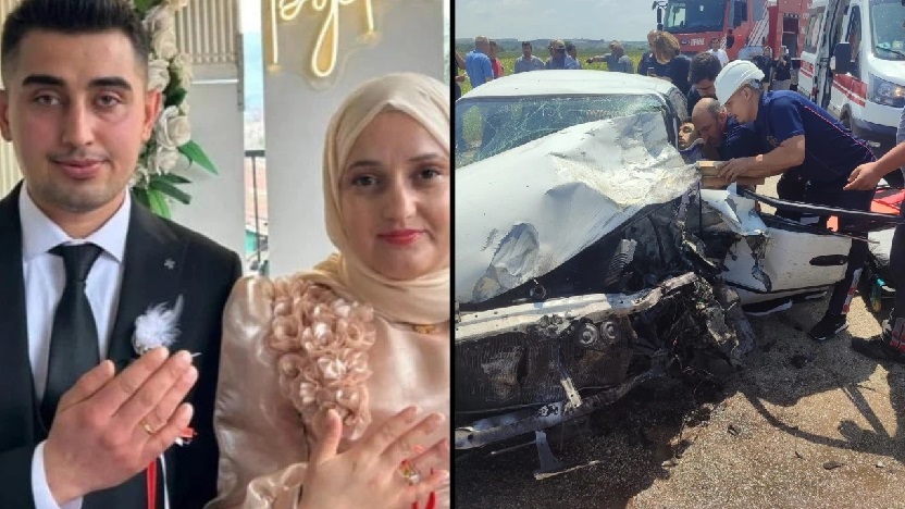 Uzman çavuş, düğününe giderken kazada öldü