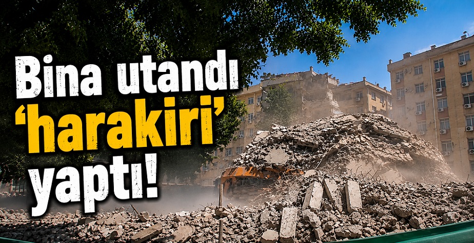 Çankırı'da 'absürt yıkım' (!) adına yakışır şekilde sonlandı!