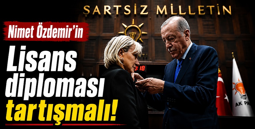 Nimet Özdemir'in diploması 'balon' çıktı!