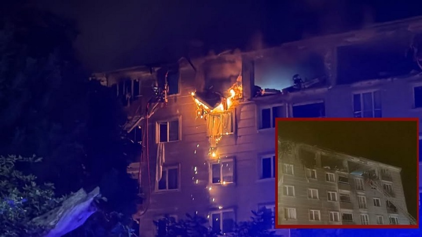 Çorlu'da apartmanda doğalgaz kaynaklı patlama: Ölü ve yaralılar var