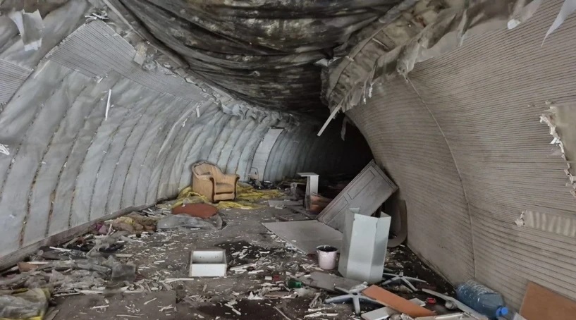 Zonguldak'ta iş hanının altından 'sığınak' çıktı