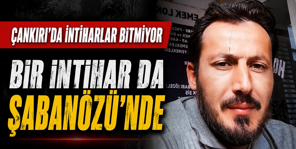 Çankırı'da intiharlar dur durak bilmiyor! Bir intihar daha...