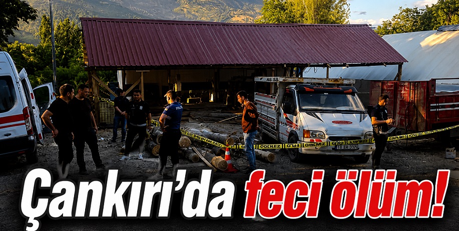 Çankırı'da feci ölüm: Hızar makinesi can aldı!
