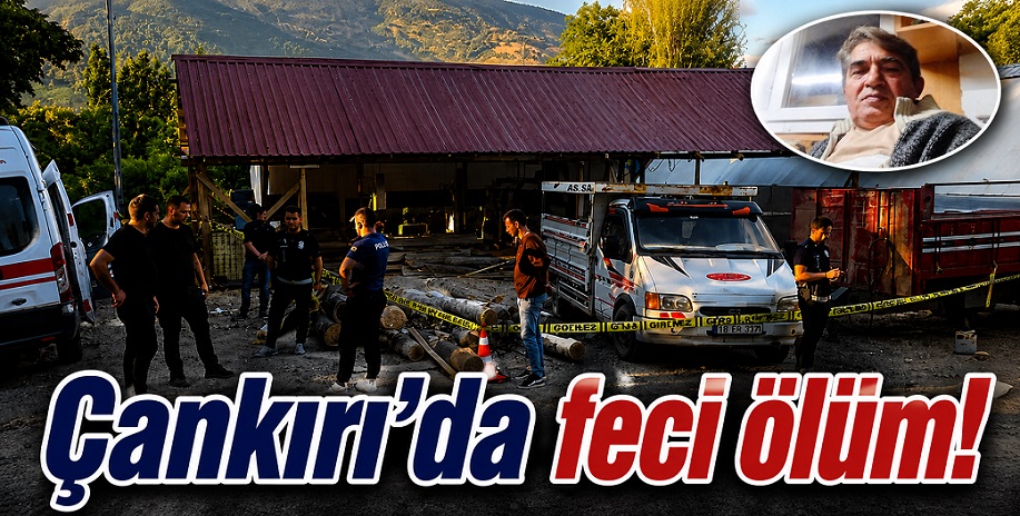 Çankırı'da feci ölüm: Hızar makinesi can aldı!