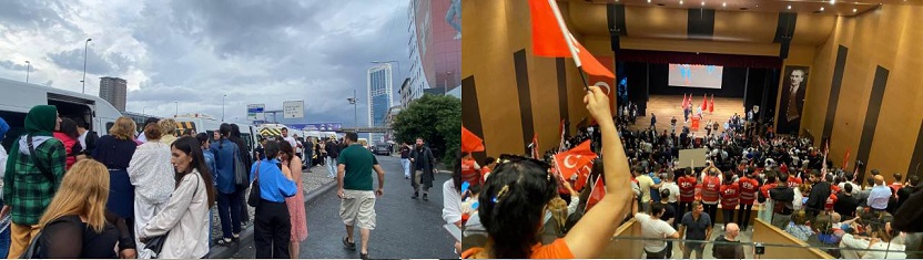 CHP'nin 'butlan' Genel Başkanı KK'nın rozet töreninde skandal: Yüzlerce figüran parayla törene taşındı