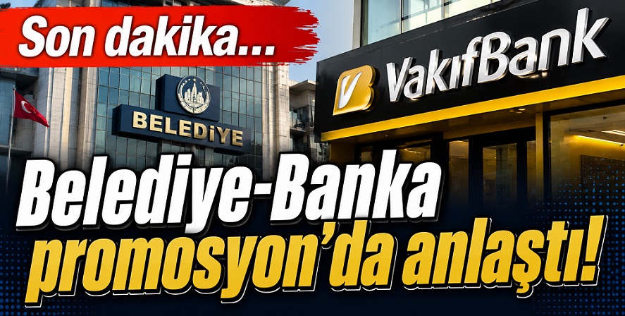 Çankırı Belediyesi çalışanlarına maaşlar VakıfBank'tan