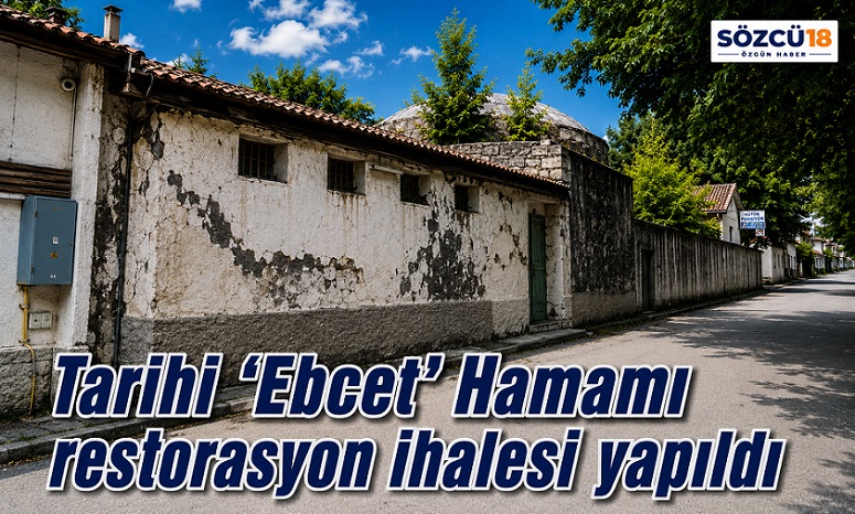 Çankırı'da tarihi 'Ebcet' hamamı ihalesi yapıldı