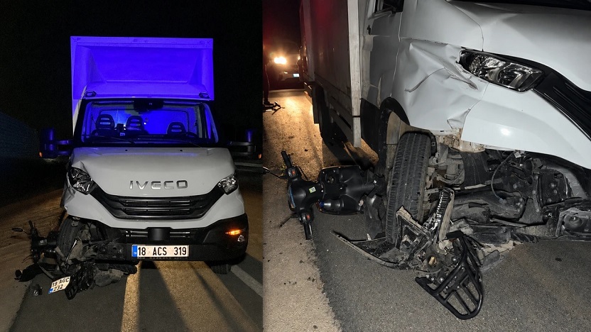 Çorum'da kaza: Motosiklet sürücüsü yaşamını yitirdi