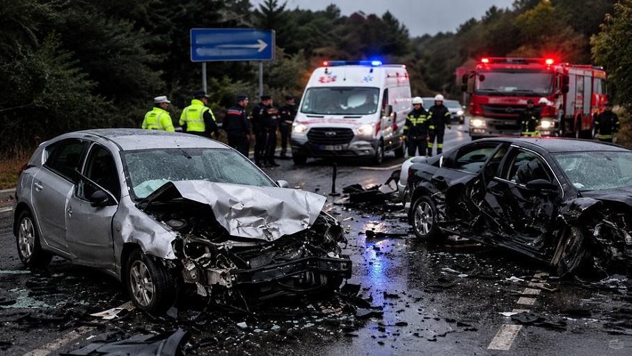 Bursa'da zincirleme kaza: 2 kişi öldü, 6 kişi yaralandı