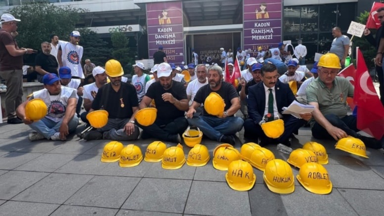 Gaziler'den eylemci madencilere 'destek' ziyareti: Direne direne kazanacağızgaz