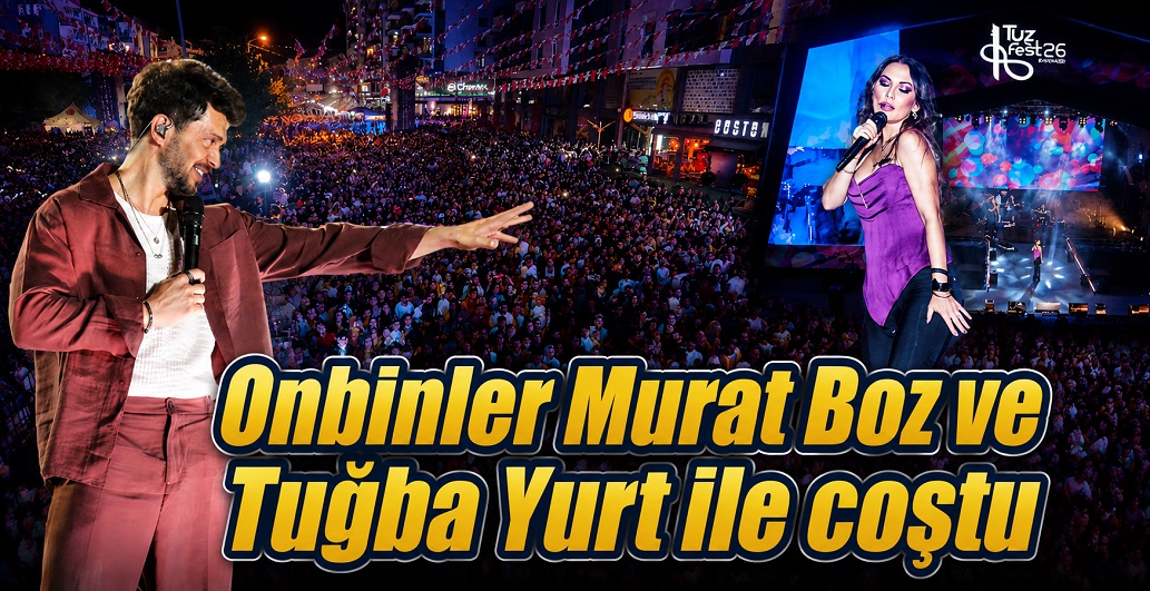 Çankırı insanı Murat Boz ve Tuğba Yurt'la yazın tadını çıkardı