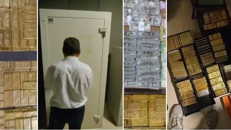 Hilmi Tuna Kuriş aranırken 200 kilo altın bulundu