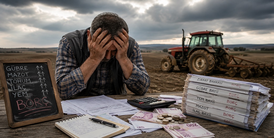 Borç batağına giren çiftçi sayısı giderek büyüyor