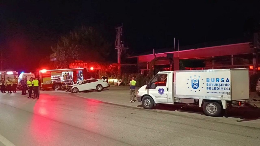 Bursa'da feci kaza: İki can kaybı