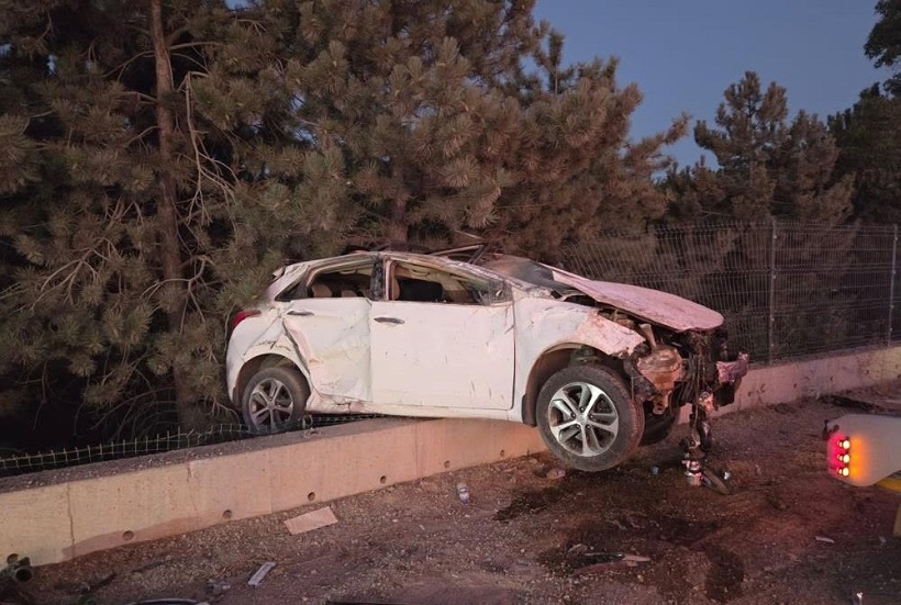 Ankara-Kırıkkale yolunda feci kaza: Bir ölü, bir ağır yaralı