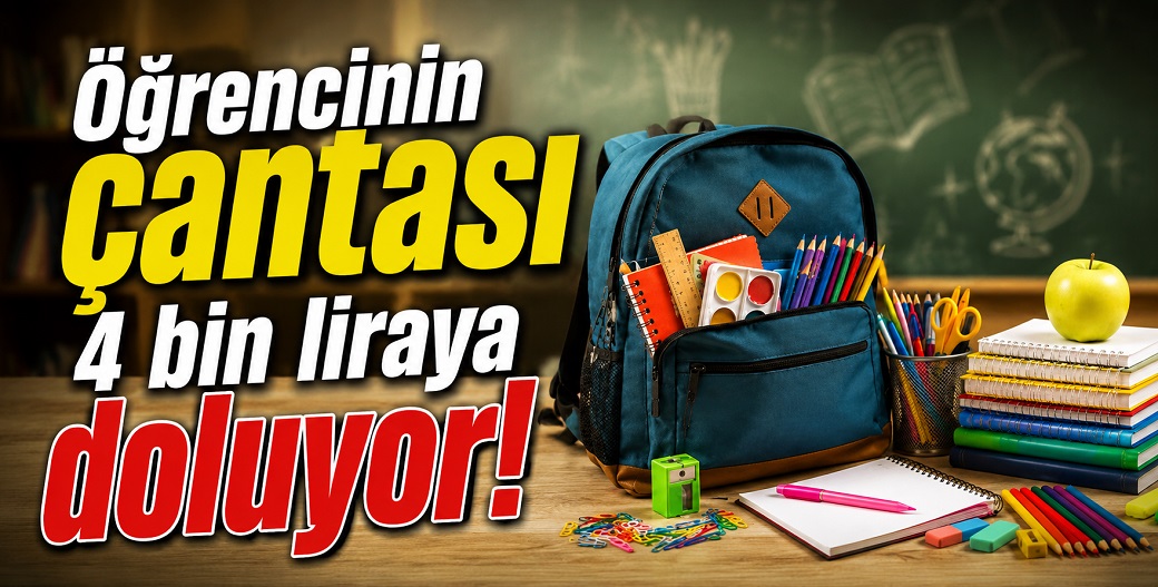 Çankırı'da öğrenci çantası ortalama 4 liraya doluyor