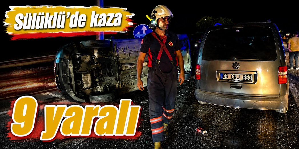 Çankırı'da kaza: 9 yaralı