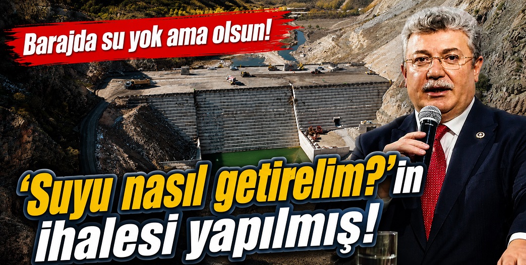 Suyu olmayan barajdan Çankırı'ya su getirme projesi ihalesi!