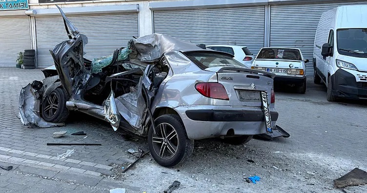 Ankara'da beton mikseri otomobile çarptı: 5 yaralı