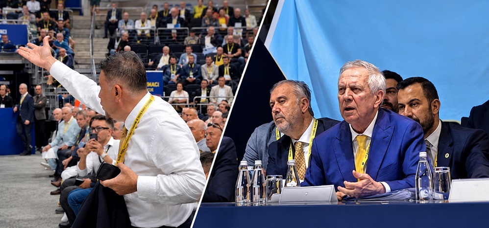 Aziz Yıldırım genel kurulda eski yöneticiyle tartıştı! İçinizden geçerim