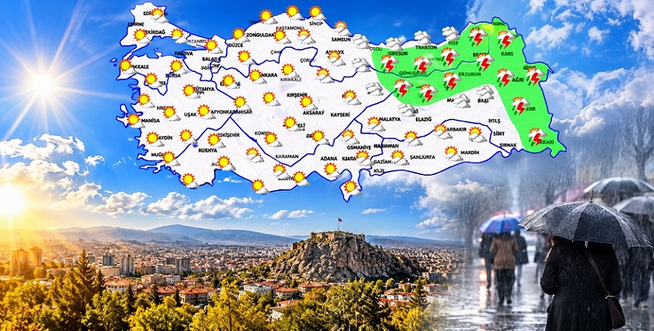 Meteoroloji açıkladı: 9 Ekim 2026 hava durumu raporu
