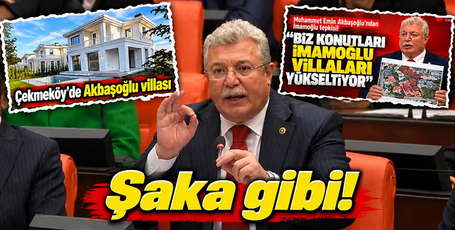 Çekmeköy'deki askeri kışlaya dikilen villalardan AKP'li M. Emin Akbaşoğlu da nasiplenmiş!