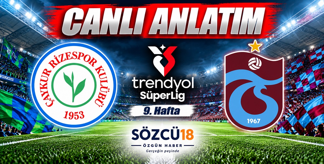 Çaykur Rizespor 2-0 Trabzonspor / CANLI ANLATIM