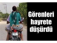 Bir motosiklete kaç kişi sığabilir?