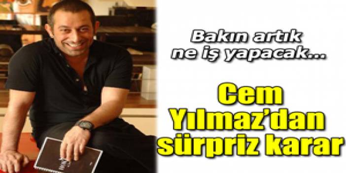 Cem Yılmaz medya patronu oluyor